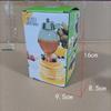 Crystal Diamond Honey Squeeze Bottle Honey Seasoning Bottle Press Type Jam Salad Packing Plastic Bottle Syrup Funnel Pot