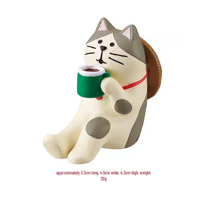 Kreative japanische Zakka Harzornamente: Shiba Inu, Pinguin, Katze, Eisbär und Edamame