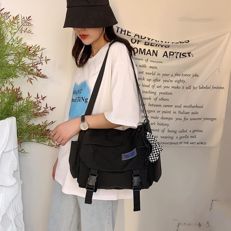 Fashion Unisex Large Capacity Shoulder Bag Japanese Harajuku Bag Teenage Student