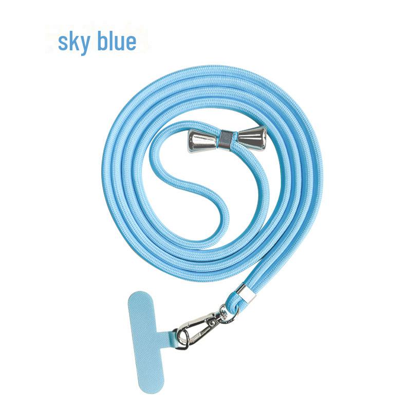 Adjustable Retractable Crossbody Phone Lanyard - Unisex Poly Neck Strap with Clip