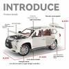1:24 Lexus LX570 Alloy Off Road SUV Diecast Metal Model Sound and Light Toy Collect Hobby Model Ornaments Gift For Friend Boys