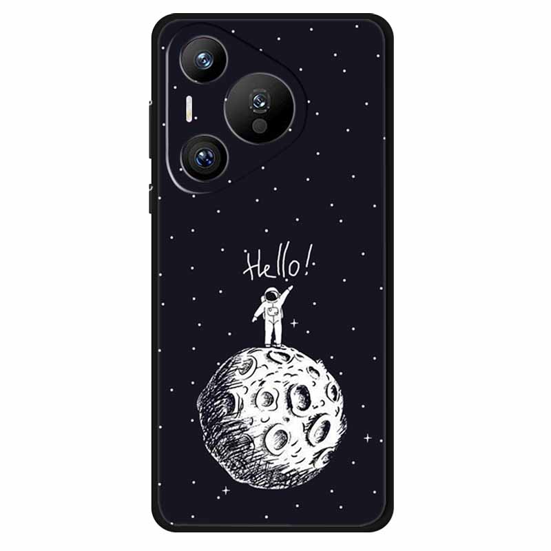 For Huawei Pura 70 Ultra Pro Case Silicone Animal Painted TPU Soft Phone Back Cover For Pura70 Pro+ Lion Shockproof Case Pura70