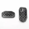 Silver Anti-Slip Brake + Gas Pedal Pads Cover For Ford F-150