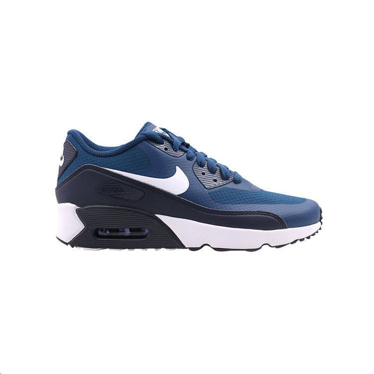 Nike Air Max 90 Ultra 2.0 Všestranné Pohodlné Tlumení Nárazů Nízké Tréninkové Boty Dámské tenisky Modré 869950-402