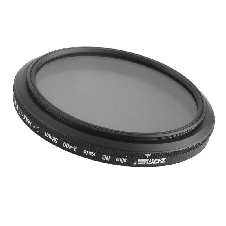 Buy Professional 58mm Camera Lens Filter Adjustable Neutral Density
