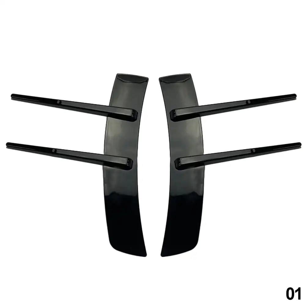 

2 шт. передние бамперы автомобиля для Benz A-Class A180 A200 A220, накладка на вентиляционное отверстие, спойлер Canards, сплиттер, аксессуар для стайлинга автомобиля чёрный