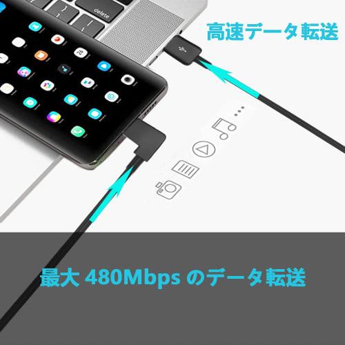USB Type C Cable L-shaped 3m Set of 1 Suptopwxm 2A Fast Charging USB C Cable USB 2.0 Standard High Speed ??Data Transfer Type C Cable Compatible with