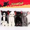 Maita 4060cm Tamino Displeased Cat Plush Toy Soft Huggable Doll Gift Cartoon