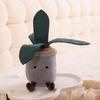 Polaris Green Plush Plant Doll - Colorful Taro Monstera Leaf Desktop Ornament