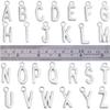 26pcs Charms Alphabet MIxed A- Z Letters Antique Silver Color Pendants Making DIY Handmade Necklace Earrings Finding Jewelry
