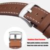 Vintage Lederarmband für Samsung Galaxy Watch 8/8 Classic 40mm 44mm 46mm Uhrenarmband Correa Armband für Samsung Armband Gürtel
