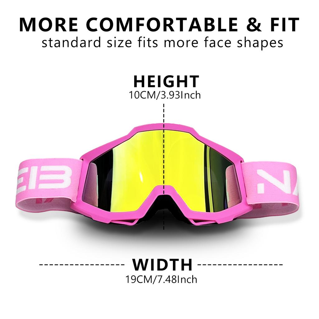 Motorradbrillen Herren Moto Cross Reitbrille Radfahren Für Motorräder Mountainbikes Fahrräder Dirtbike Zubehör