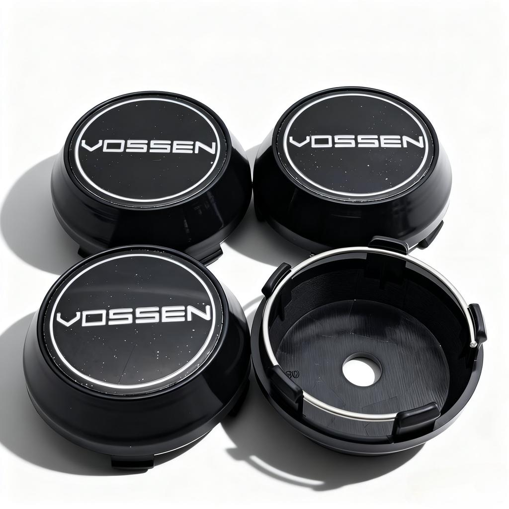 4pcs Vossen Logo Badge Emblem Car Wheel Center Caps 60MM 56MM Car Wheels Hub High Cap Rim Hubcaps Cover Replace Car Accessories