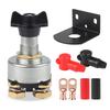 CNSPEED 12-48V DC 200A Battery Disconnect Switch with Side Post Mounting Bracket For Car Marine Boat RV Camper Cut Off Switch