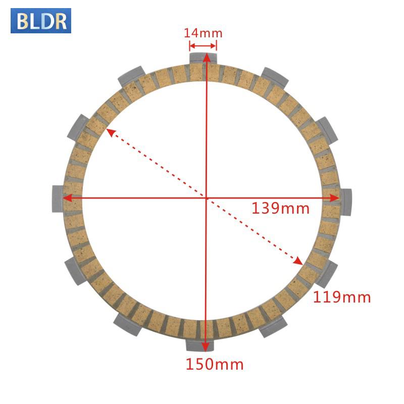 Friction Clutch Plate Kit For CCM 400 R3 2007 400 DS404 DS 404 03-04 400 CR40 SR40 400 Street Scrambler For Polaris 500 Predator