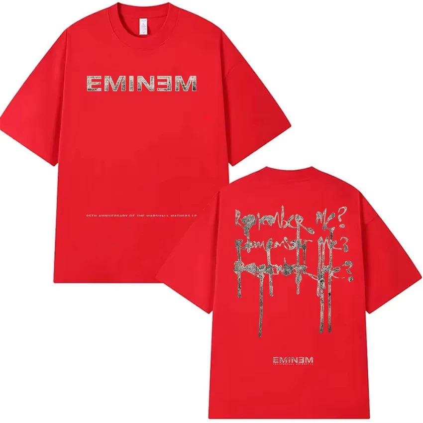 Eminem  The Marshall Mathers LP  25-летний юбилей  Помнишь меня?    Граффити Графический Двусторонний Оверсайз Уличная Одежда Хип-Хоп Рэп Фан Мерч Футболка Топ 4XL