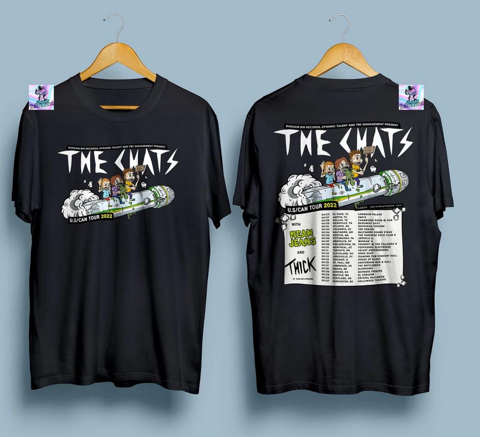 

The Chats US Can Tour 2022 Shirt 2 side shirt Unisex T-Shirt XXXXL
