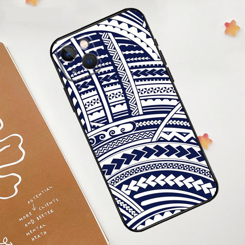 Maorské Polynéské Samojské Kmenové Pouzdro Pro iPhone 17 Pro Max 17 Air 16 15 14 13 12 11 Pro Max Plus Mini 16e Funda Kryt