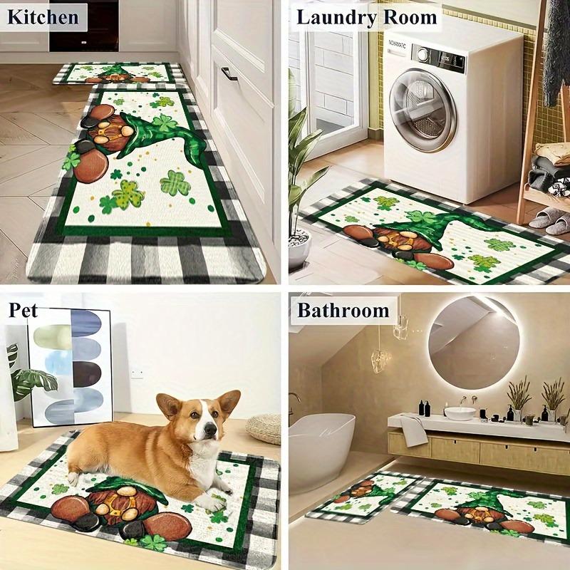 1PC Nectar Visitor Pattern Kitchen Rug Non-Slip Door Mat Pop design Bathroom Rug Bath Mat Carpet for Home Sink Laundry ecoreeree