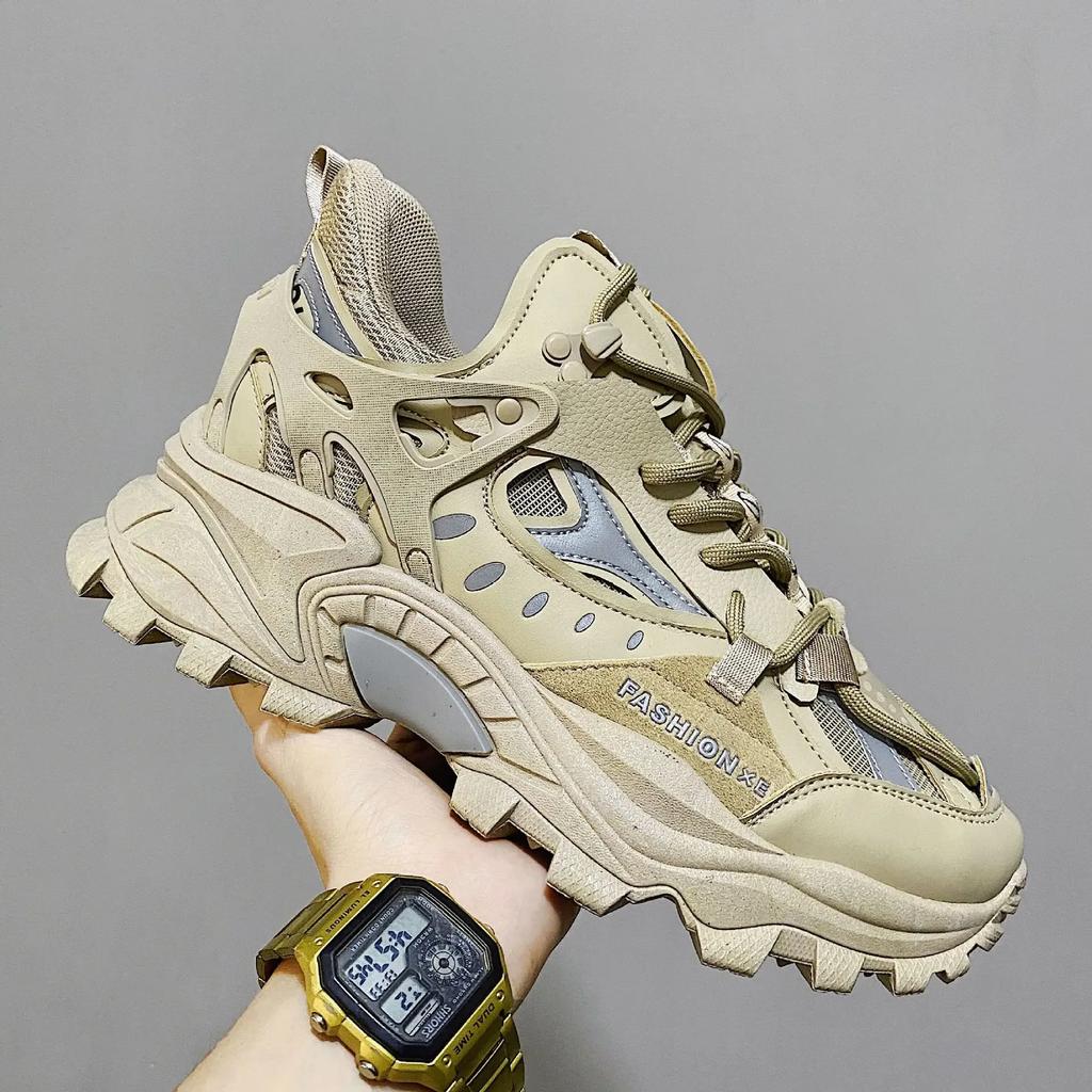 Luxury Men Casual Shoes Platform Damping Sneakers Mens Vulcanized Sports Shoes Fashion Male Trainers Chunky Shoes Zapatos Hombre