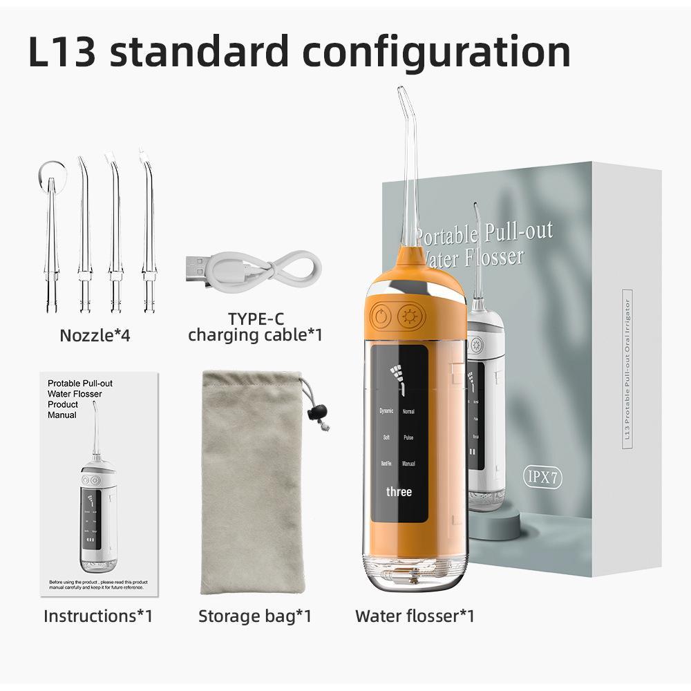 Portable USB Charging Electric Water Flosser for Oral Care and Teeth Cleaning