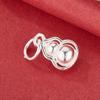 S925 Sterling Silver Gourd Pendant & Fortune Charm DIY Bracelet