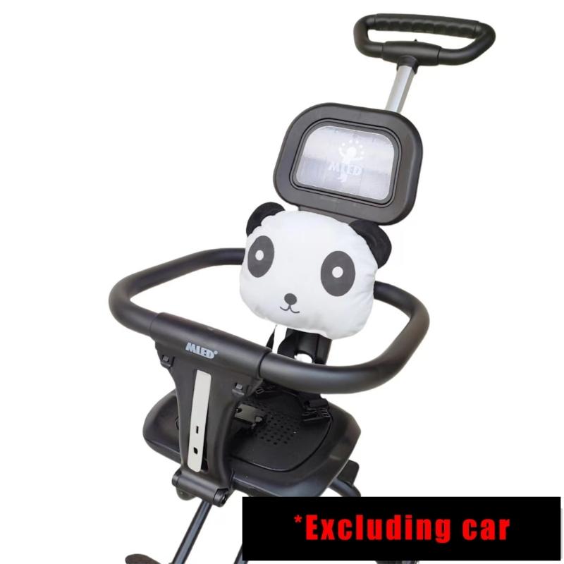 Wkładka do wózka, podgłówek do MLED JT05, poliester, klasyczny wzór, podparcie talii, na codzienne spacery