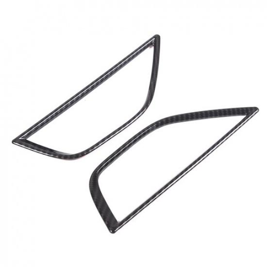 ABS Carbon Fiber  Inner Door Handle Frame Cover Trim For Subaru WRX -23