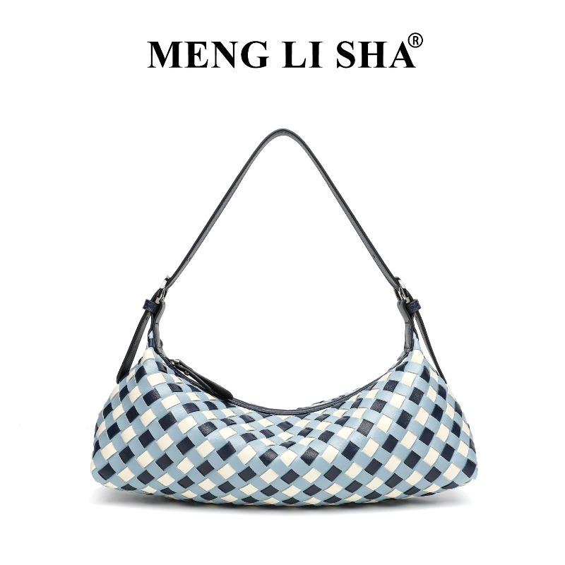 Ретро Универсальная Подмышечная Одноплечевая Плетеная Сумка-Пельмень Новая Повседневная Сумка-Полумесяц для Поездок Ручная Сумка Через Плечо