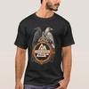 Norse Retro Valknut Huginn Muninn Viking Raven T Shirt Vintage Versatile Comfortable Slightly Top For Everyday Wear
