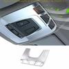 Fit For BMW X1 F48 2016-2022 ABS Silver Front Reading Light Lamp Frame Trim 1PCS