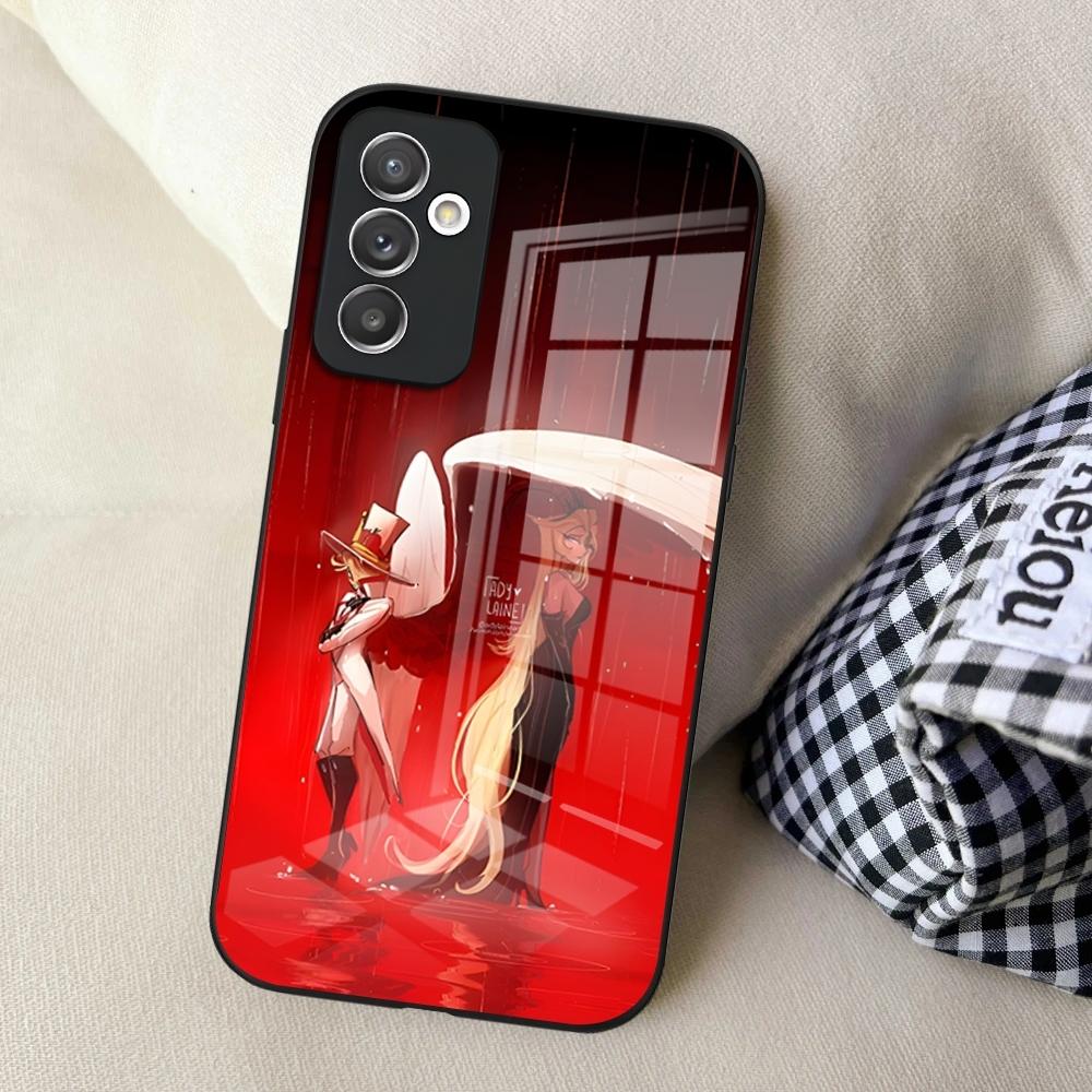 

Anime H-Helluva Boss Phone Case for Samsung S24 Ultra S23 S22 S20 Fe S21 Plus Galaxy A54 A34 A24 A53 M54 Note 20 Glass Cover Samsung m54