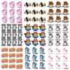 10Pcs/Lot Cartoon Animal Patch Iron On Patches For Clothing Frog/Cat Embroidery Patches On Clothes Sewing/Fusible Patch Stickers