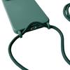 For iPhone 15 Pro Case Liquid Silicone Anti-Scratch Phone Cover with Adjustable Neck Cord