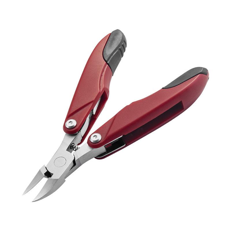 1Pc Stainless Steel Pedicure, Toenail Groove, Nail Clipper To Remove Dead Skin, Nail Clippers, Nail Clippers, Inlaid Nail Folding, Hawkbill Clippers