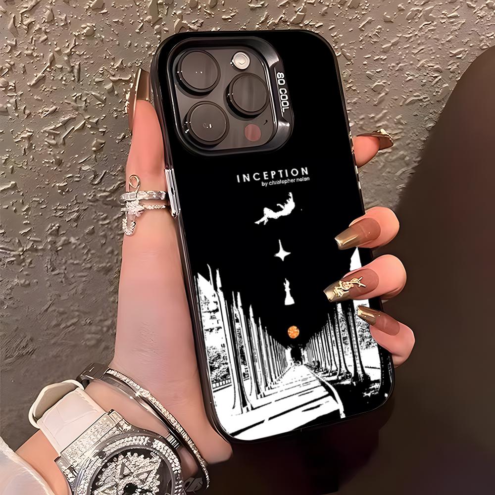 

W-works I-Inception Phone Case For IPhone17 Air 16 15 14 Plus 13 12 11 Pro XS Max Silver Black Bumper Case iPhone 14 Pro