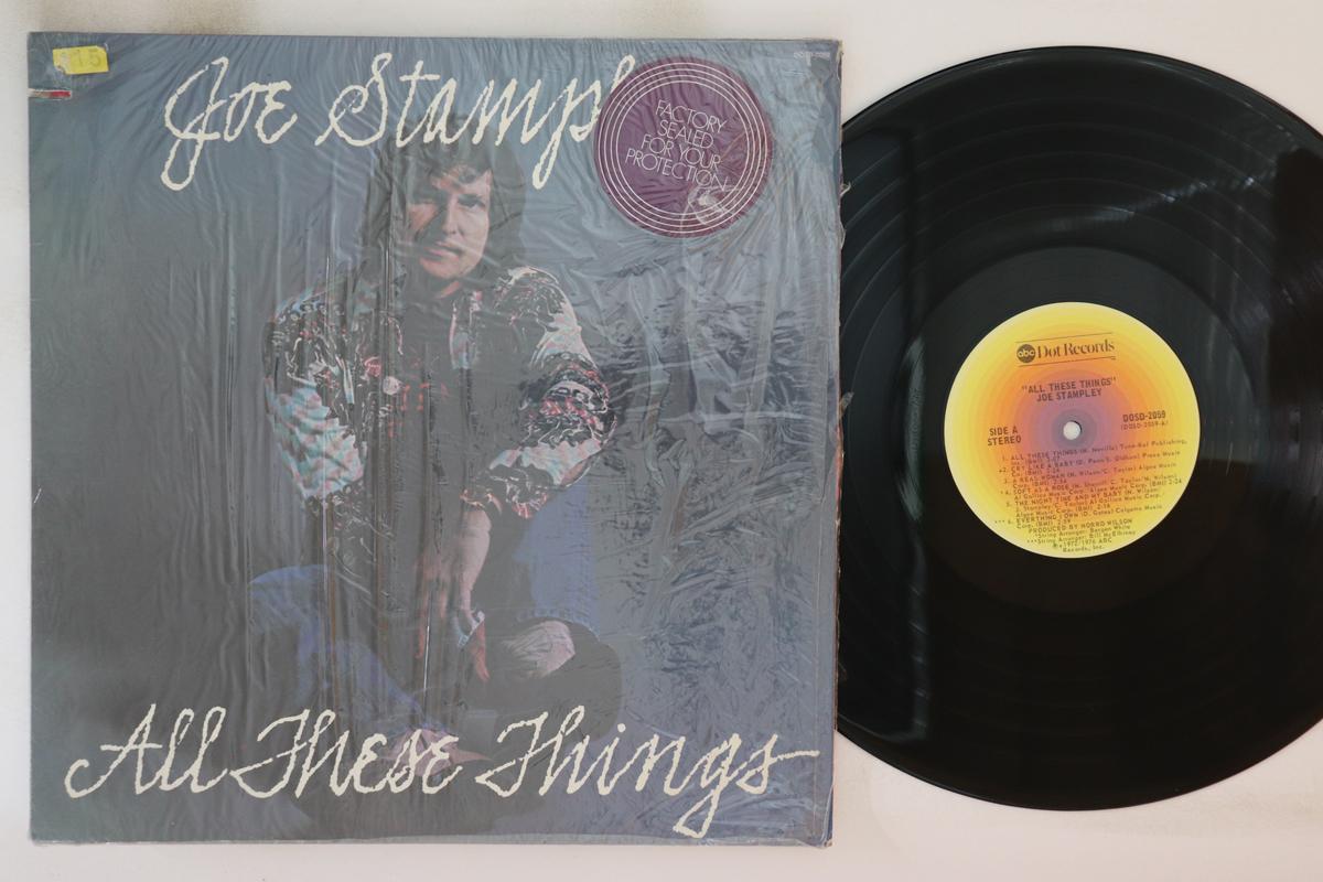 

LP Record JOE STAMPLEY All These Things Ep DOSD2059 ABC DOT 1976 US Country Used