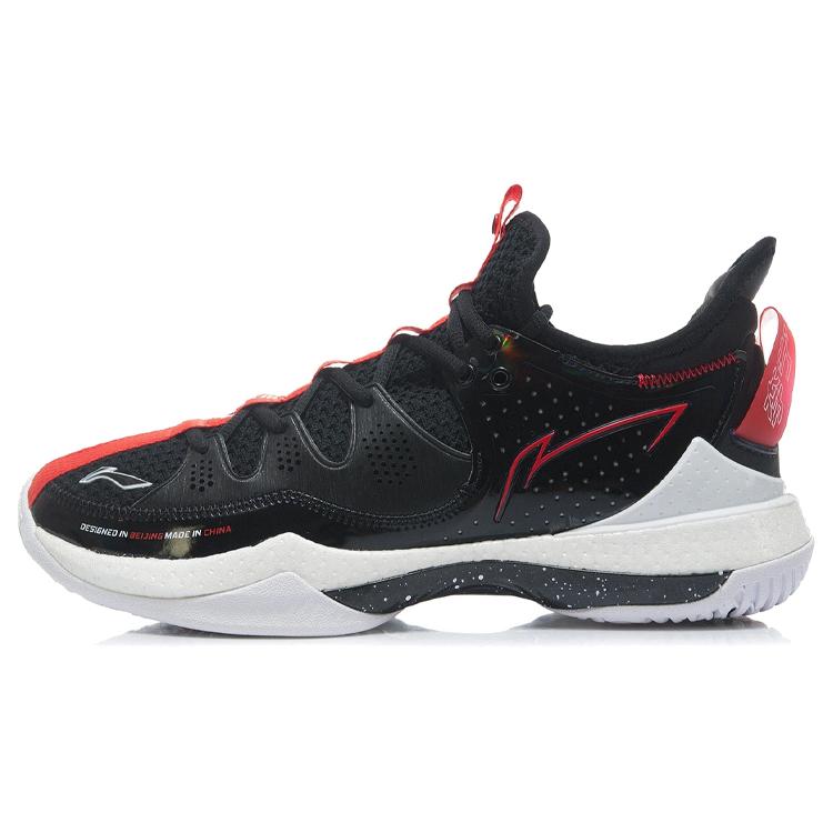 

LINING Badminton Shoes Unisex Low Top Black/Standard White 40