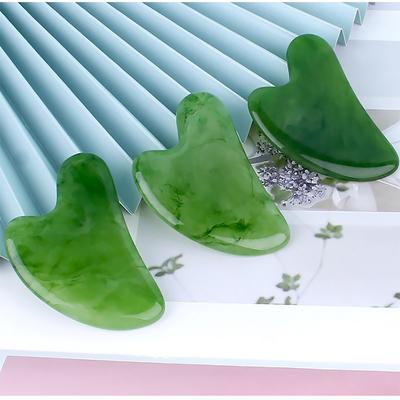 Doğal Reçine Gua Sha Kurulu Masaj Guasha Plaka Yüz Masajı Kazıyıcı Aletler