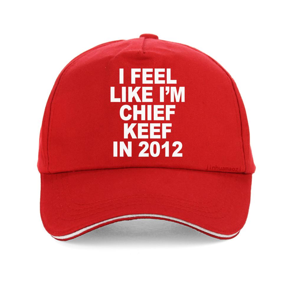 I Feel Like I m Chief Keef in 2012 Graphic Print hat Unisex Funny Rap Meme baseball cap Unisex Women Hip Hop adjustable hats Adjustable
