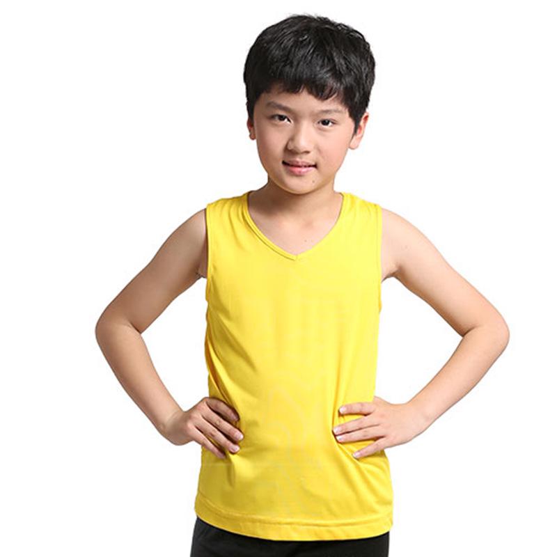 Boys' Latin Dance Performance Tops: Long & Short Sleeve Training Wear for Summer & Autumn Competitions & Exams