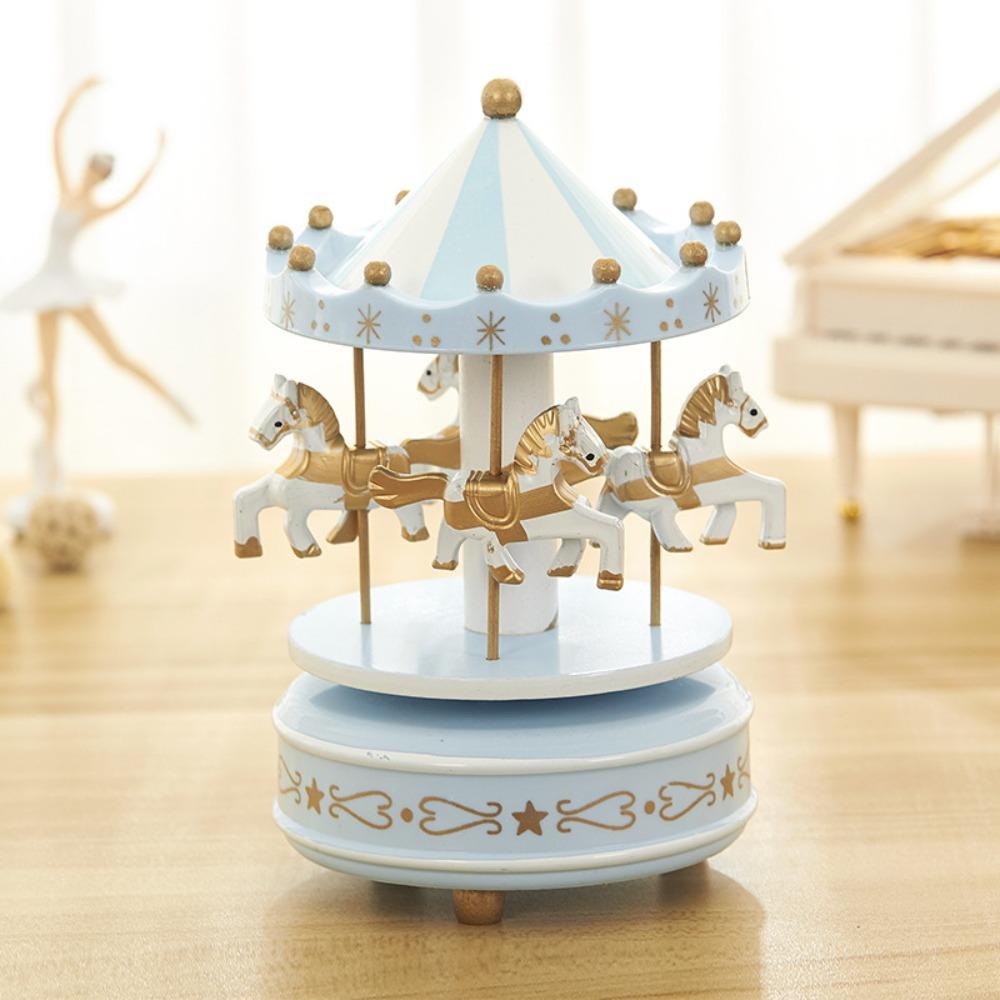 

Wooden Rotating Wooden Music Box Interactive Children Gifts Musicbox Children Gifts Style 1