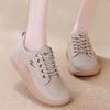 Platform dad shoes autumn and winter new leather waterproof lightweight soft sole non-slip casual sports shoes