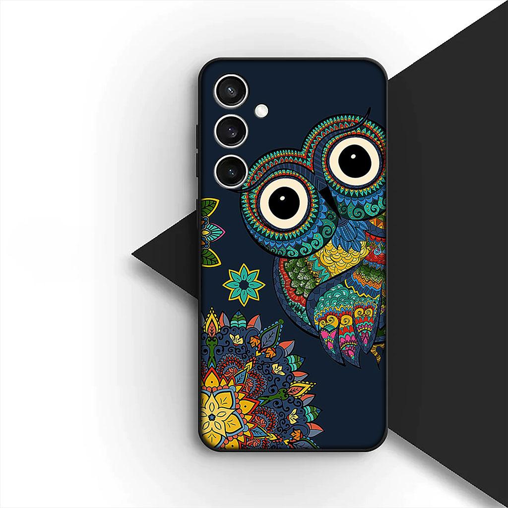 Owl Cartoon Phone Cover Soft Case for Apple iPhone 17 Air 12 13 Pro Max Mini ProMax 7 + 8 Plus Casing