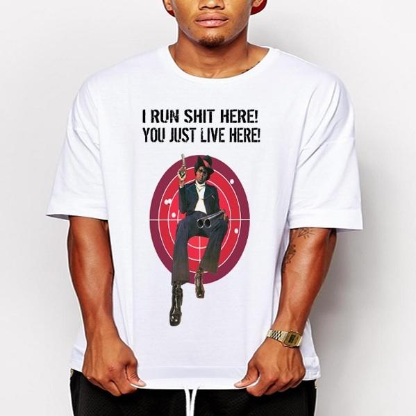 hip hop, superfly , g man, rap, shaft, pimp c, harlem, Bronx, ugk,  new Unisex T-Shirt L