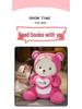 Extra Large Strawberry Bear Plush Hug Pillow - Stuffed Toy for Sleeping and Gift for Girls and Children