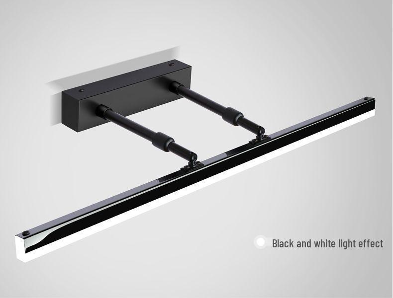 Nordic Minimalist Bathroom LED Telescopic Mirror Cabinet Vanity Light, Three-Color Wall Light for Bathroom.