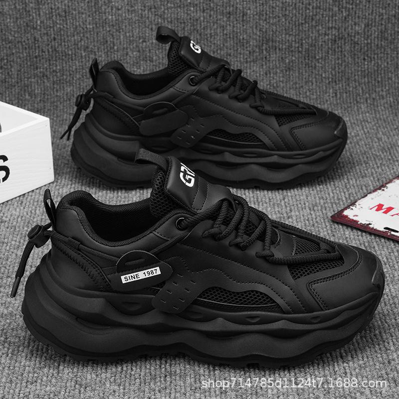 Spring and Autumn New Classic Men's Shoes Youth Street Dance Versatile Casual Shoes Thick soled Anti slip Running Shoes sneakers