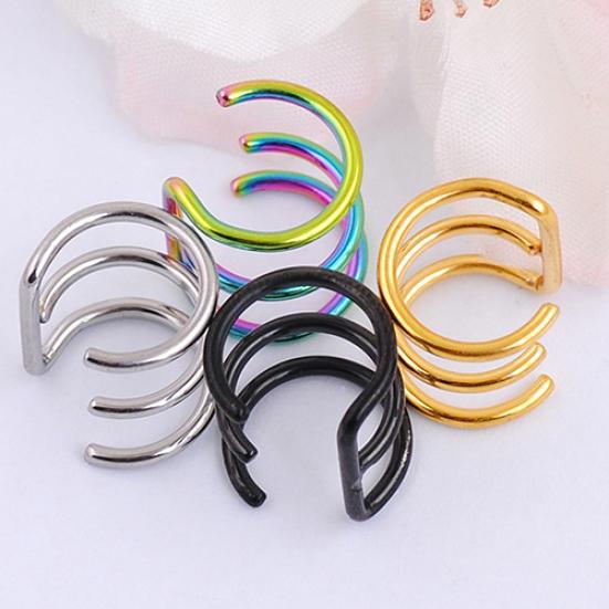 

1 Pc Women Punk C Shape Clip-on Earring Ear Cuff Clip Non Piercing Jewelry Gift