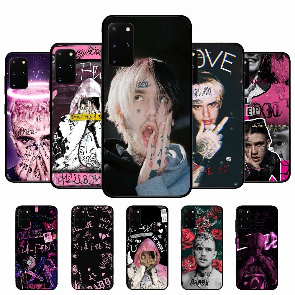 Classic Emo Rapper L-Lil P-Peep Phone Case For Samsung S 24 Fe 25 Ultra Plus 20 Lite 21 30 22 23 24 22 Ultra 5G Fundas